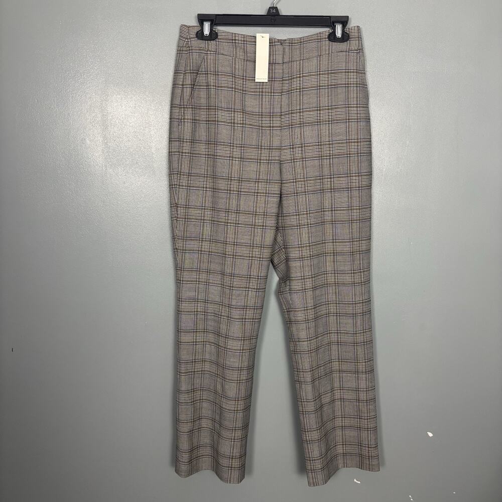 NWT REBECCA TAYLOR Women’s Plaid Suiting Pants Size 4 Office Professional Work